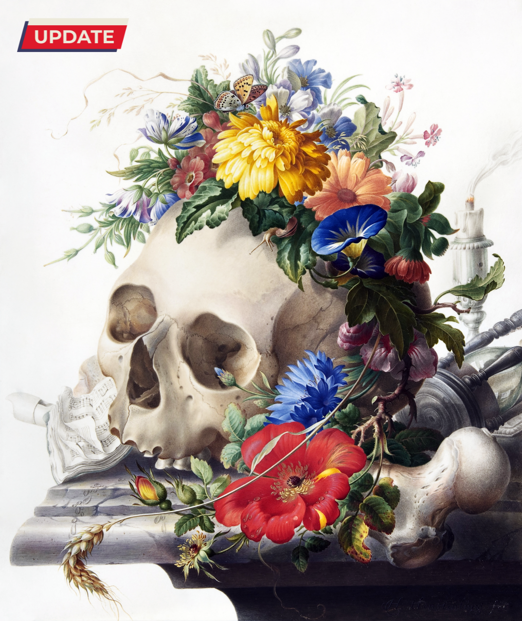 A colour image of a still life painting by Herman Henstenburgh (1667-1726). An original public domain image from The MET Museum. Digitally enhanced. Image from Rawpixel.