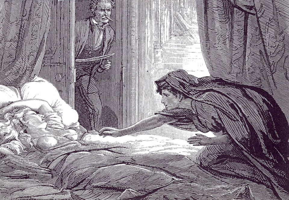 Illustration from The Dark Blue by D. H. Friston, 1872. Source: Wikipedia.